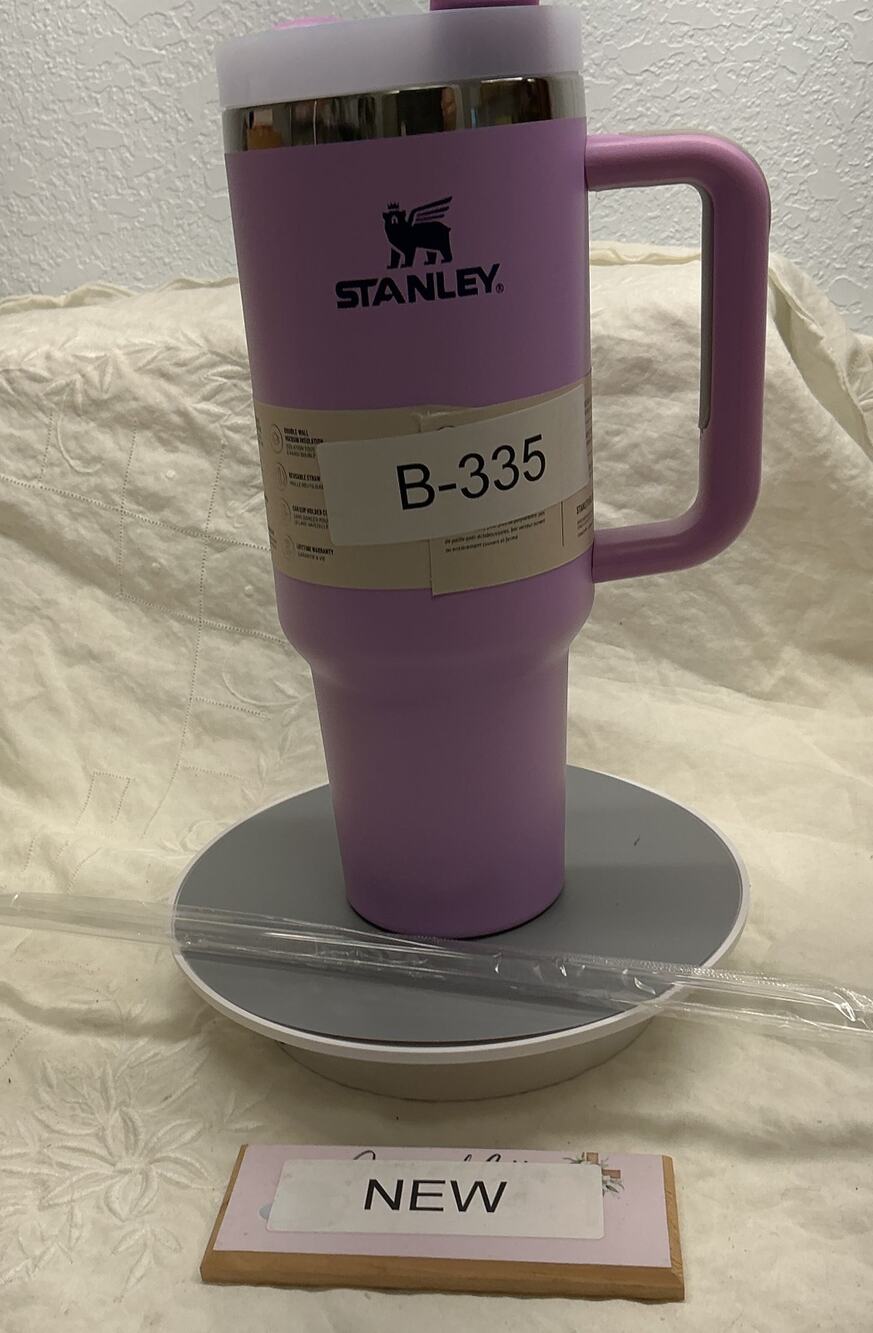 NEW IN BOX, PURPLE STANLEY 40oz TUMBLER B-335
